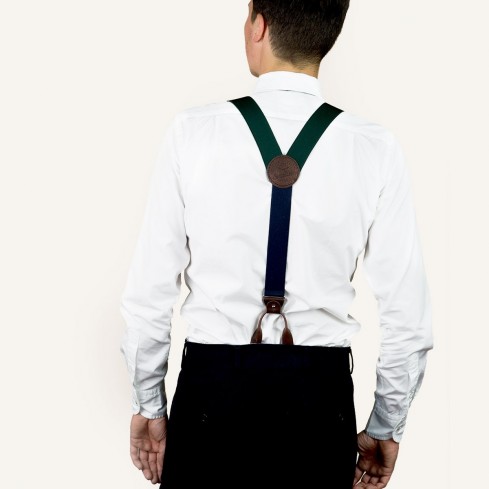 Bretelles larges Superior - Vert bouteille