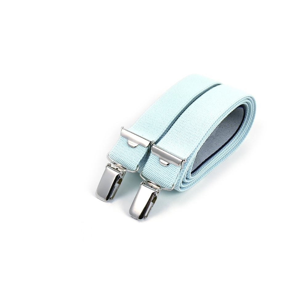 Thin clip-on braces – Teal