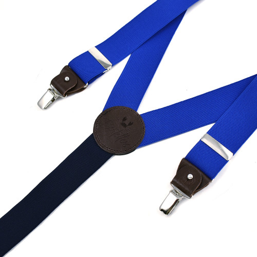 Engravable Solid Graphite Clip-On Braces - for Men - BSWK
