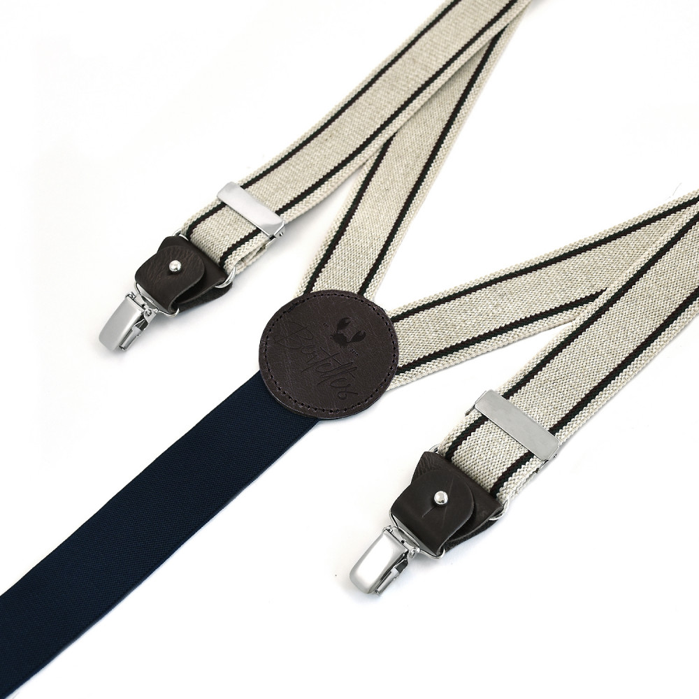 Bretelles En Cuir DIY – Lanières Plates 2 Pouces – Longueur 78 Pouces – Blanc