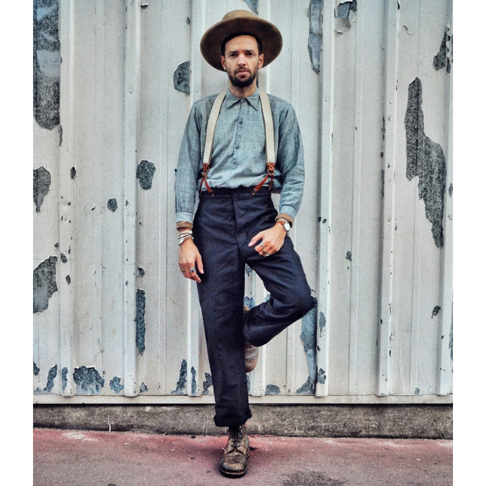 Bretelles en cuir faites main - dos en Y personnalisé, style mariage - Canada